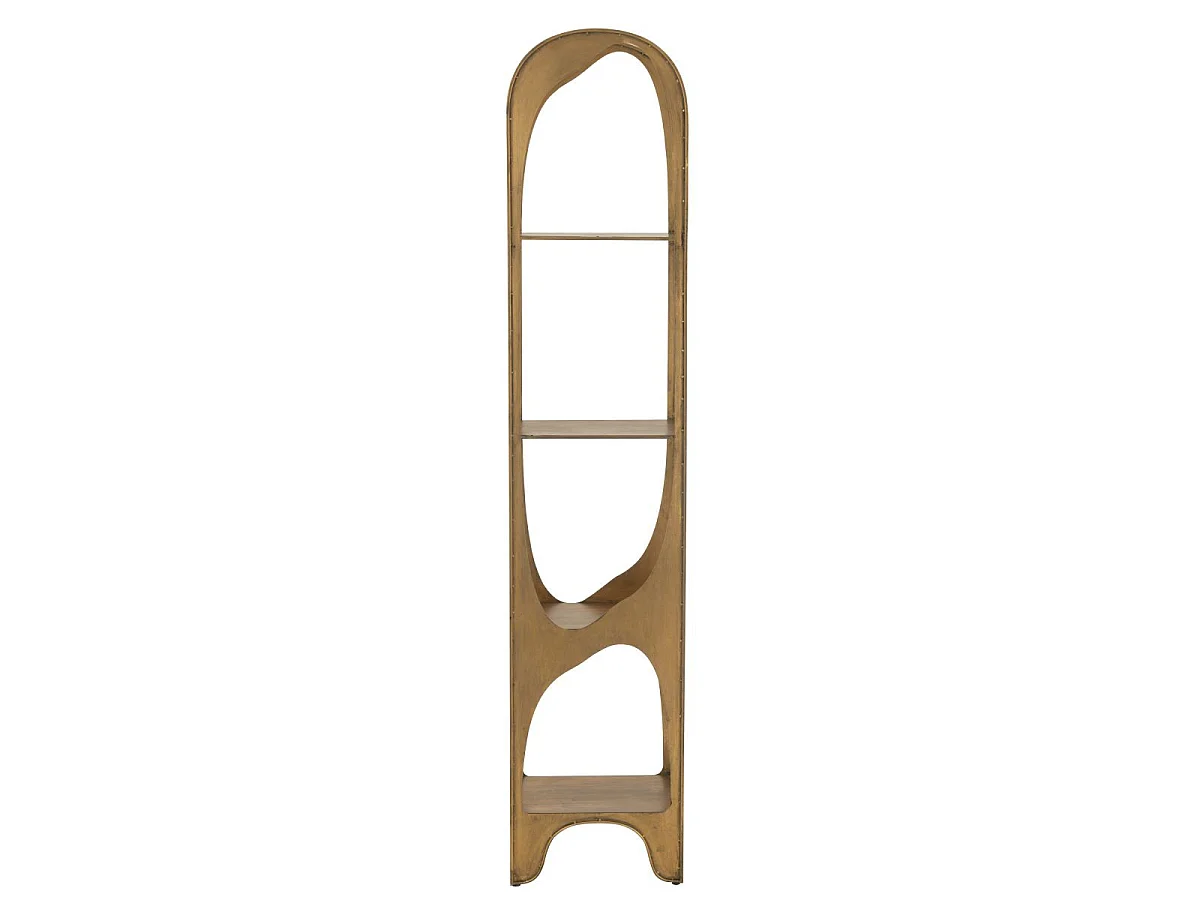 Étagère Design en Métal "Var" 200cm Doré
