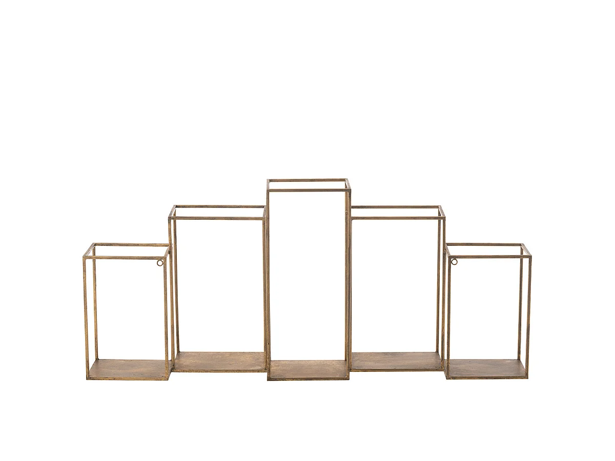Étagère Design en Métal "Multiple" 93cm Or