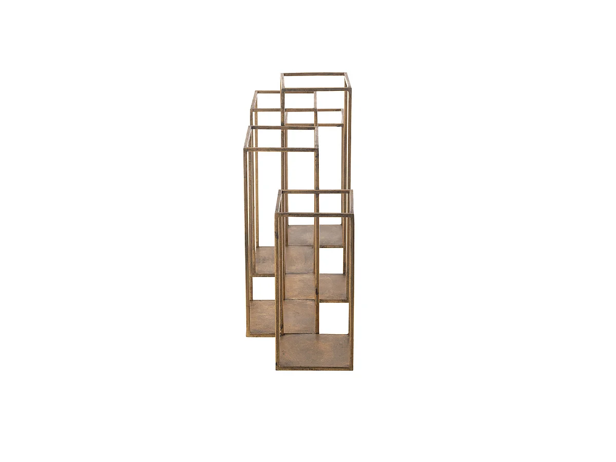 Étagère Design en Métal "Multiple" 93cm Or