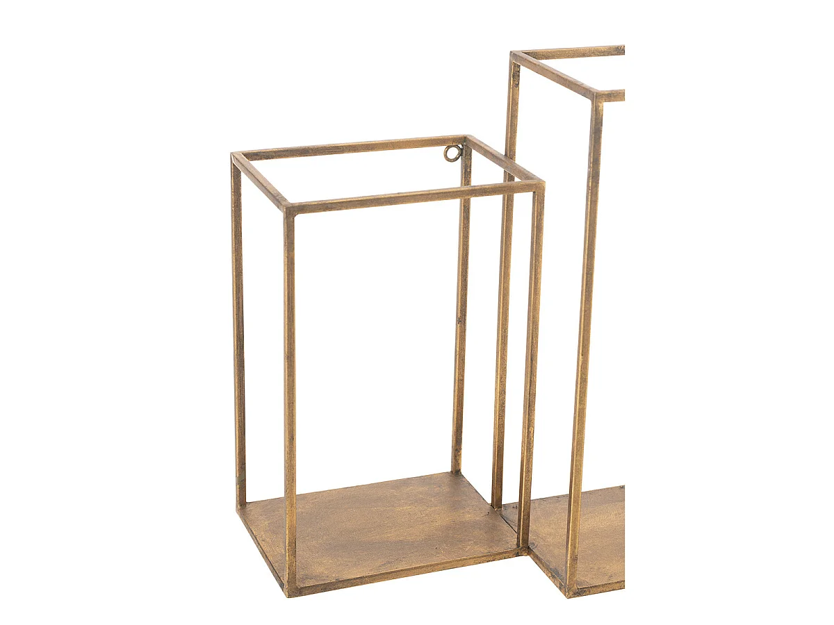 Étagère Design en Métal "Multiple" 93cm Or