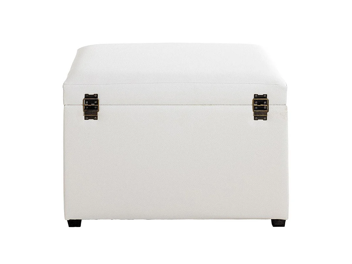 Banc Coffre de Rangement "Timmy" 58cm Blanc