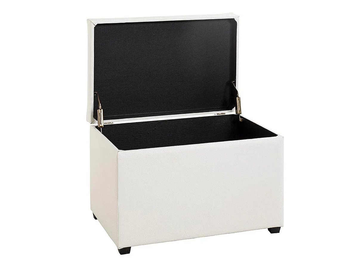 Banc Coffre de Rangement "Timmy" 58cm Blanc