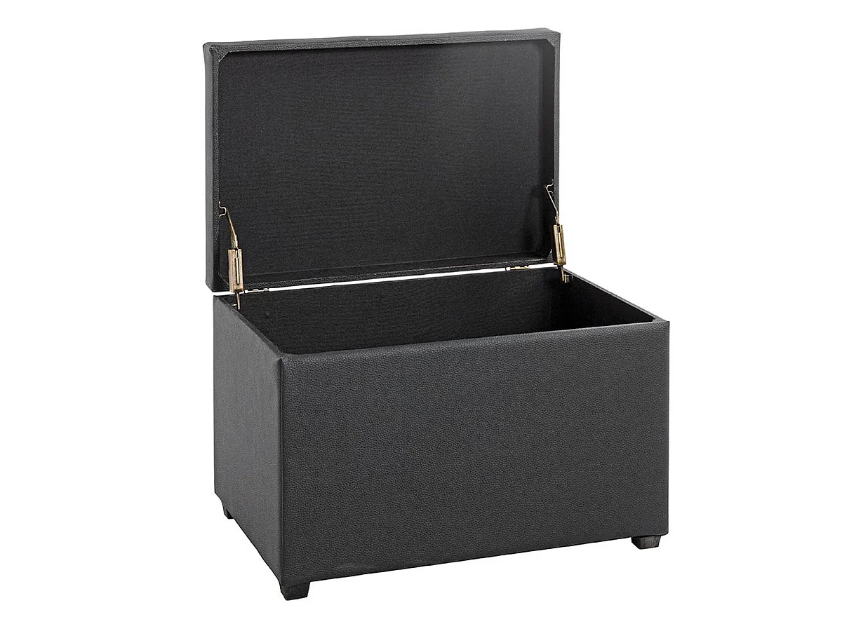 Banc Coffre de Rangement "Timmy" 58cm Noir