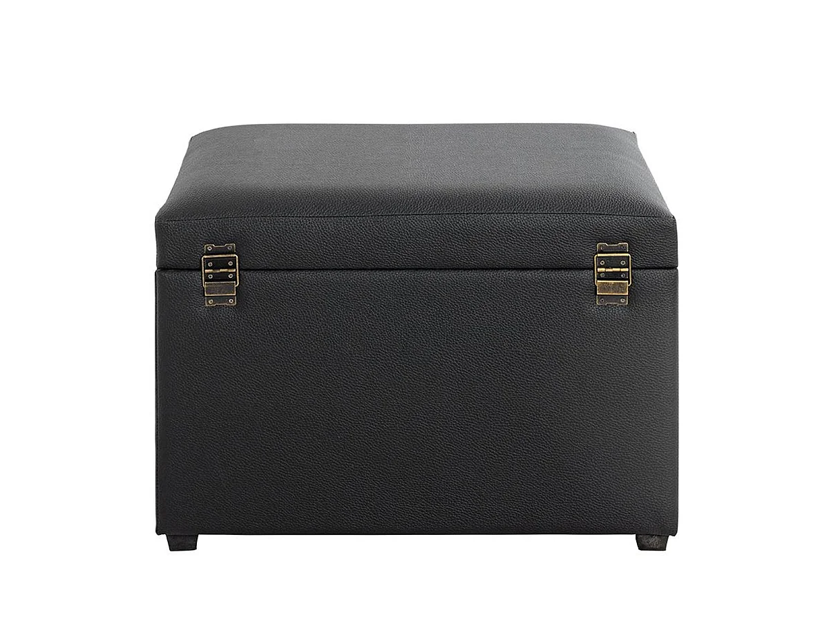 Banc Coffre de Rangement "Timmy" 58cm Noir