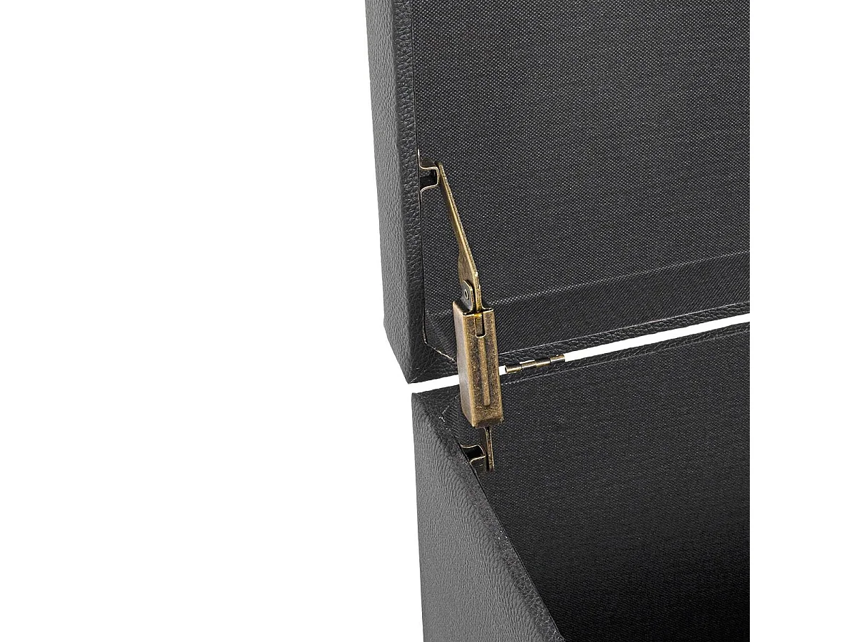 Banc Coffre de Rangement "Timmy" 58cm Noir