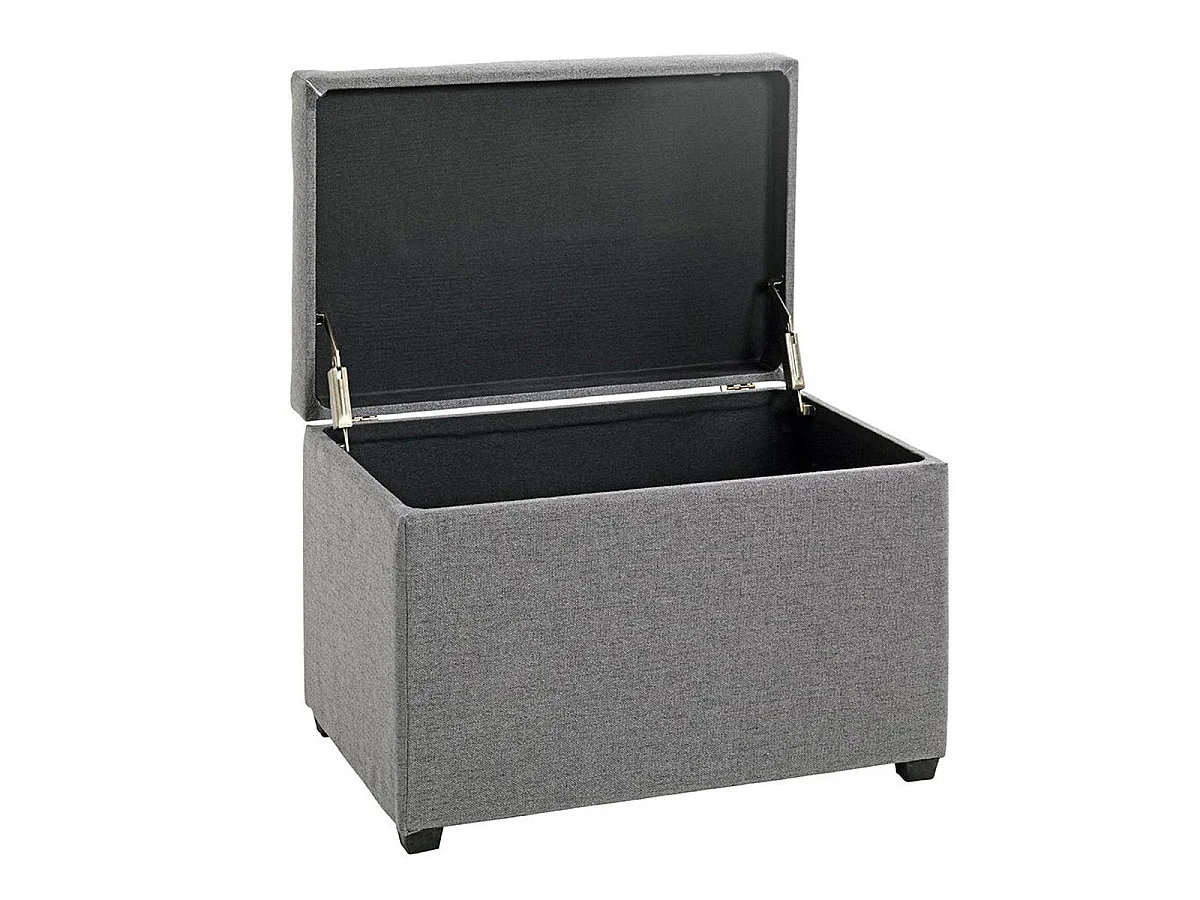 Banc Coffre de Rangement "Timmy" 58cm Anthracite