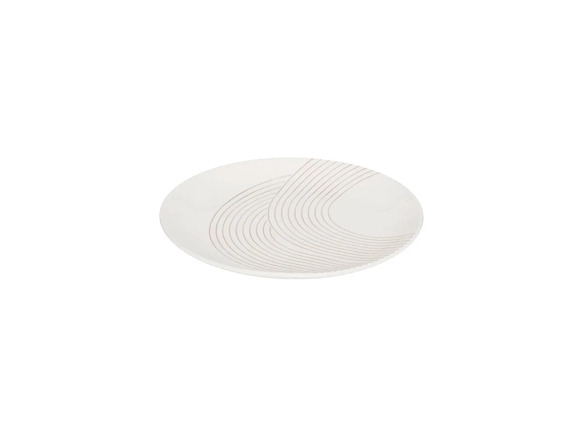 Service de Table 18 Pièces "Sky Lounge" 27cm Blanc