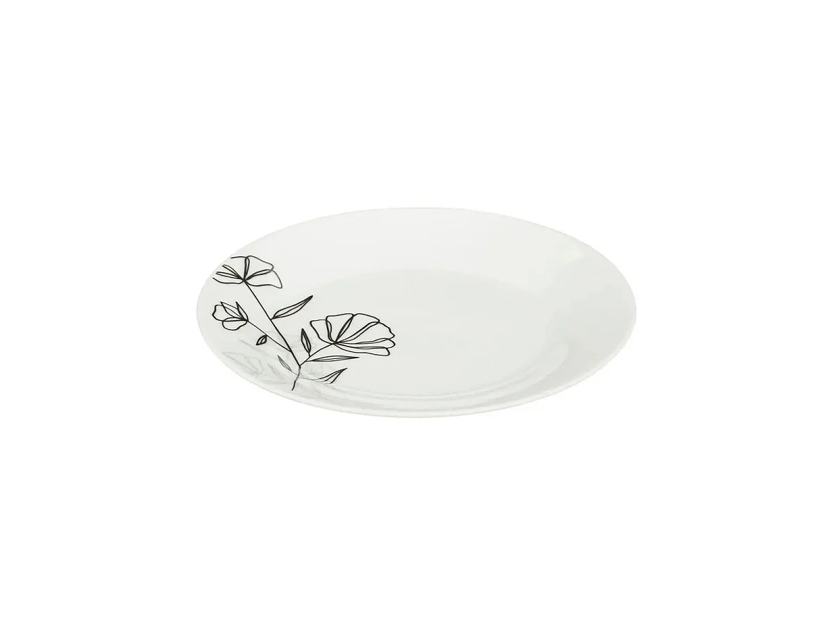 Service de Table 18 Pièces "Azalée" 27cm Blanc