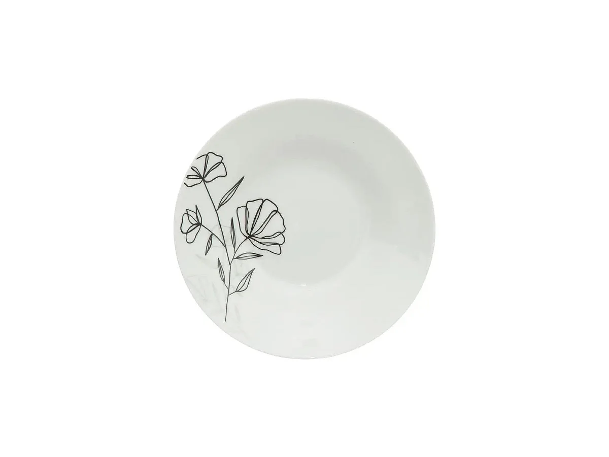 Service de Table 18 Pièces "Azalée" 27cm Blanc