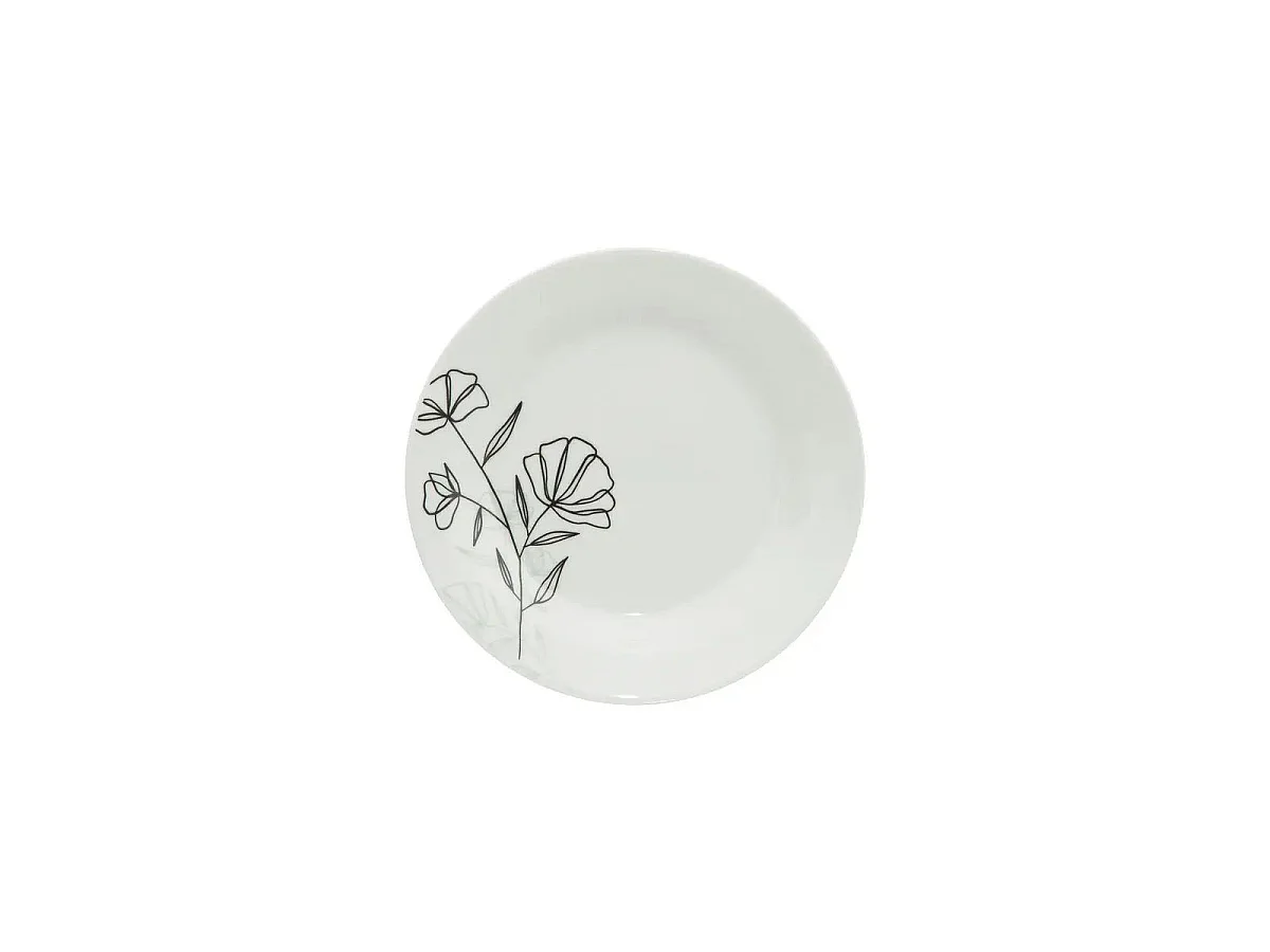 Service de Table 18 Pièces "Azalée" 27cm Blanc