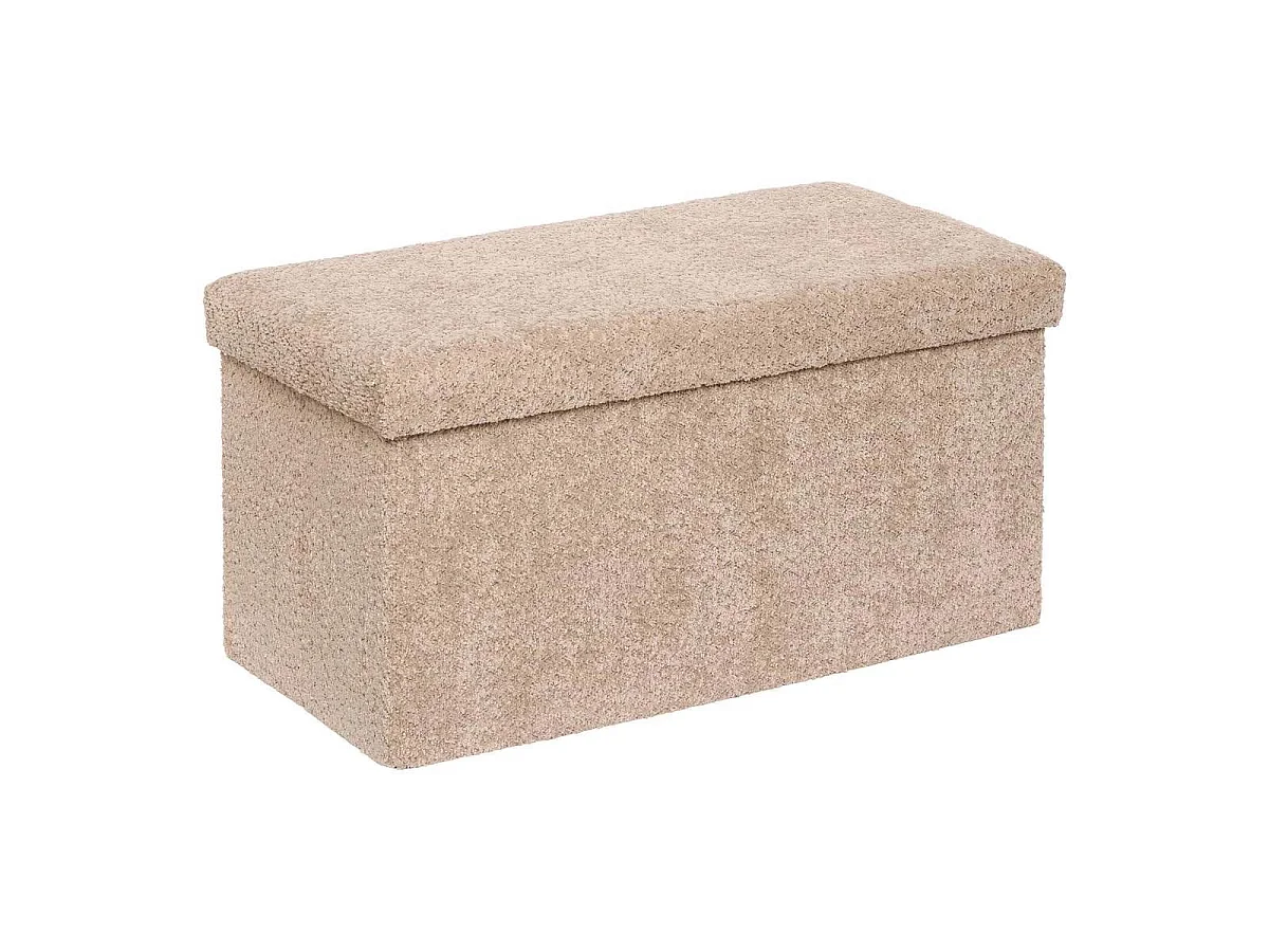 Banc Coffre Pliable "Soana" 76cm Taupe