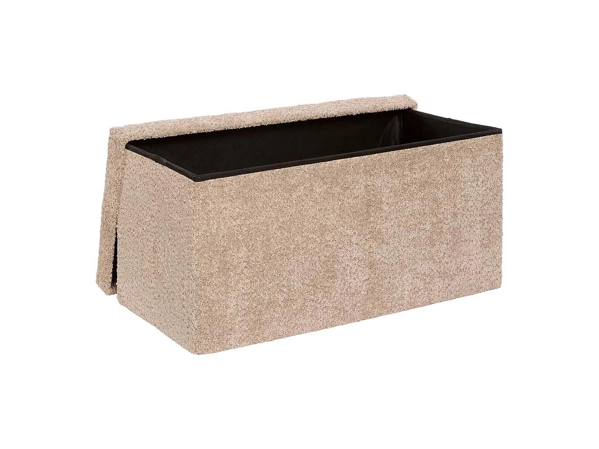 Banc Coffre Pliable "Soana" 76cm Taupe