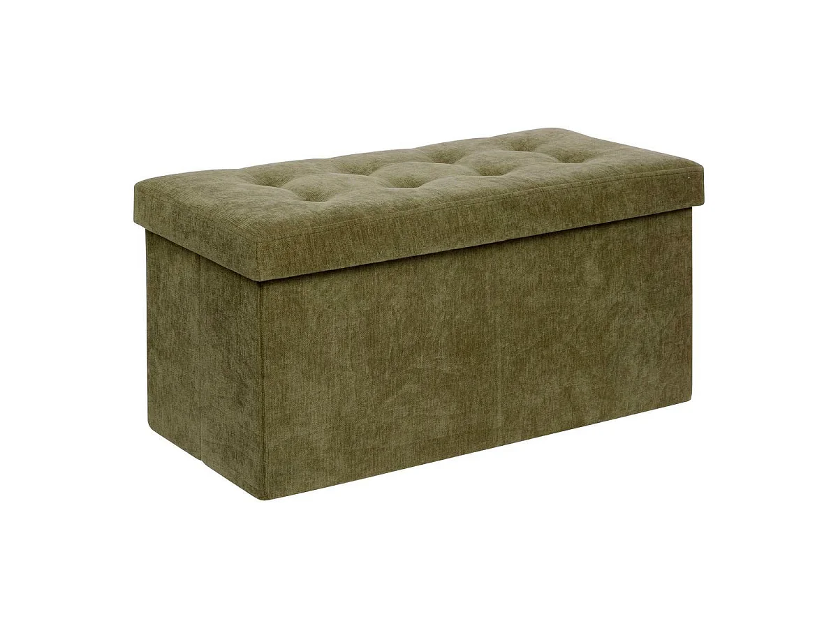 Banquette Pliable Velours "Lysandre" 76cm Kaki