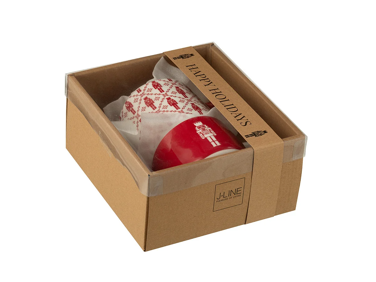 Théière Avec Tasse "Casse-Noisette" 78cl Rouge