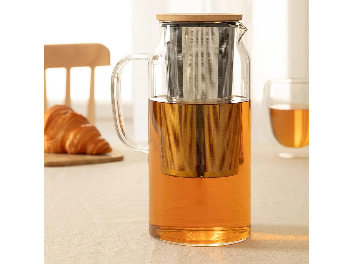 Théière en Verre "Mia" 1,3L Transparent