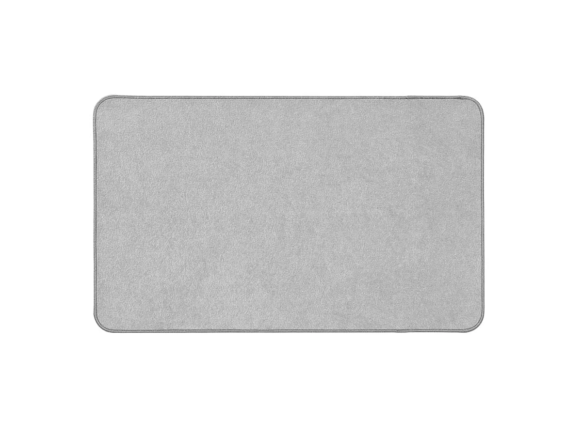Tapis Tissé Velours "Carpetuni" 45x75cm Gris
