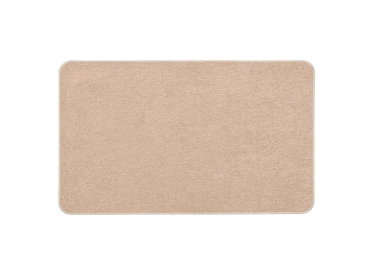 Tapis Tissé Velours "Carpetuni" 45x75cm Naturel