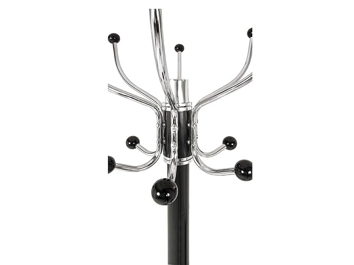 Porte-Manteau Design "Vinty" 176cm Noir & Chrome