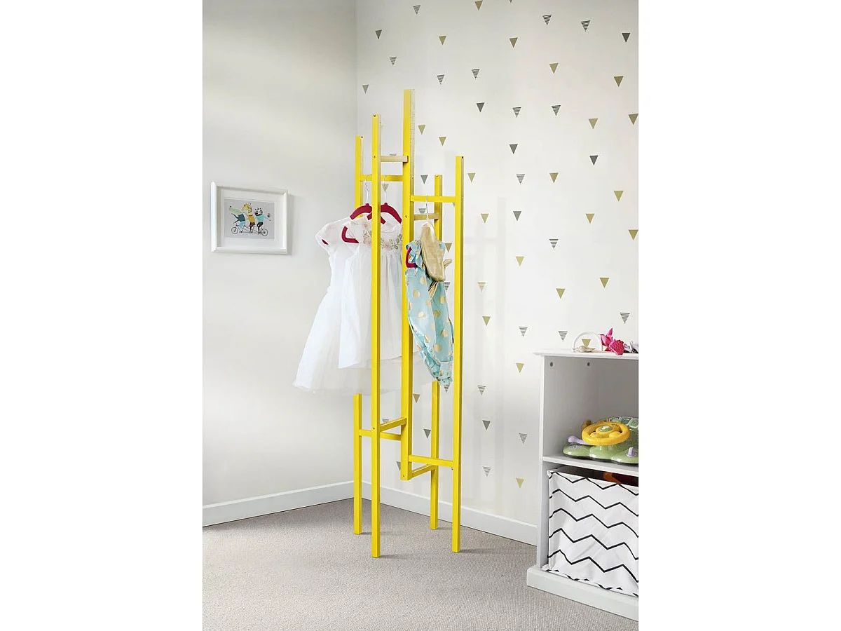 Porte-Manteau "Eigen" 175cm Jaune Moutarde