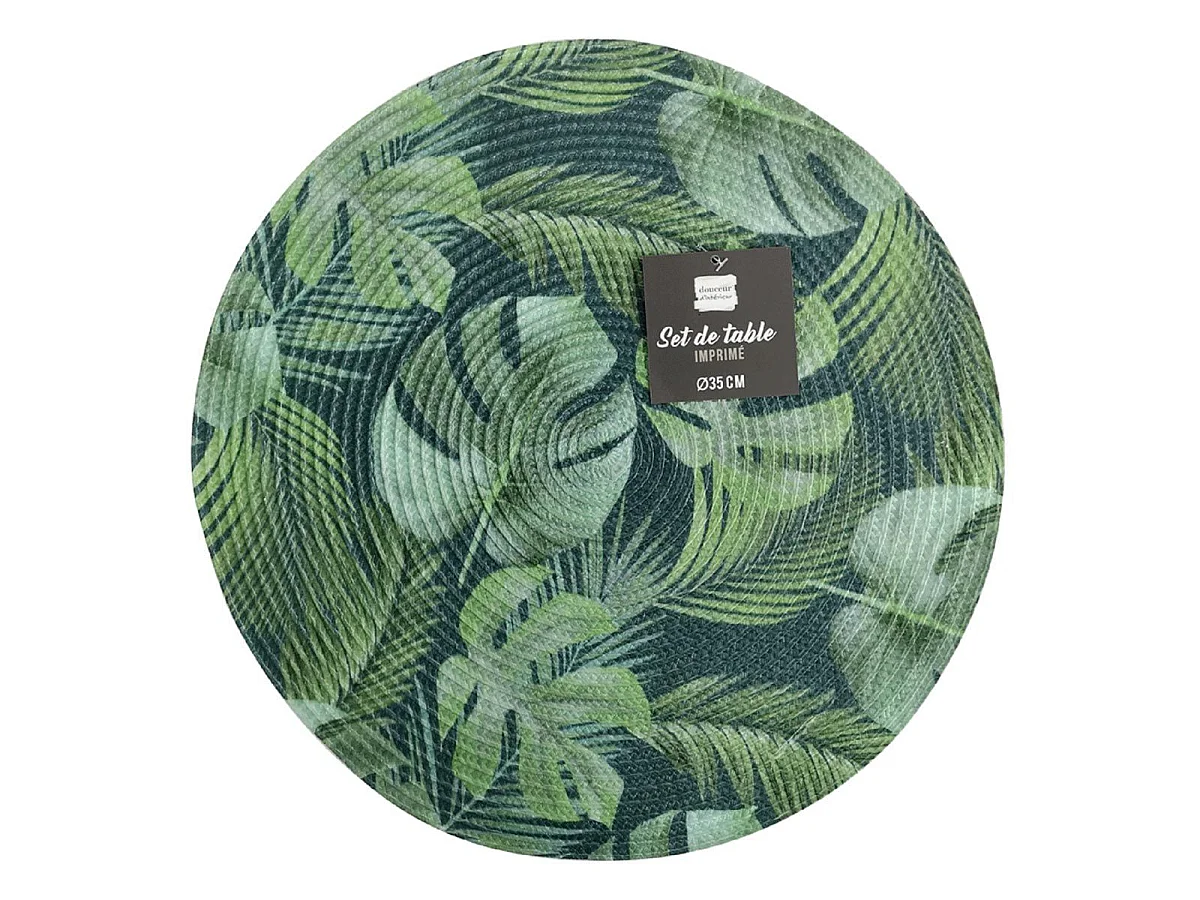 Set de Table Imprimé "Rio de Janeiro" 35cm Bleu