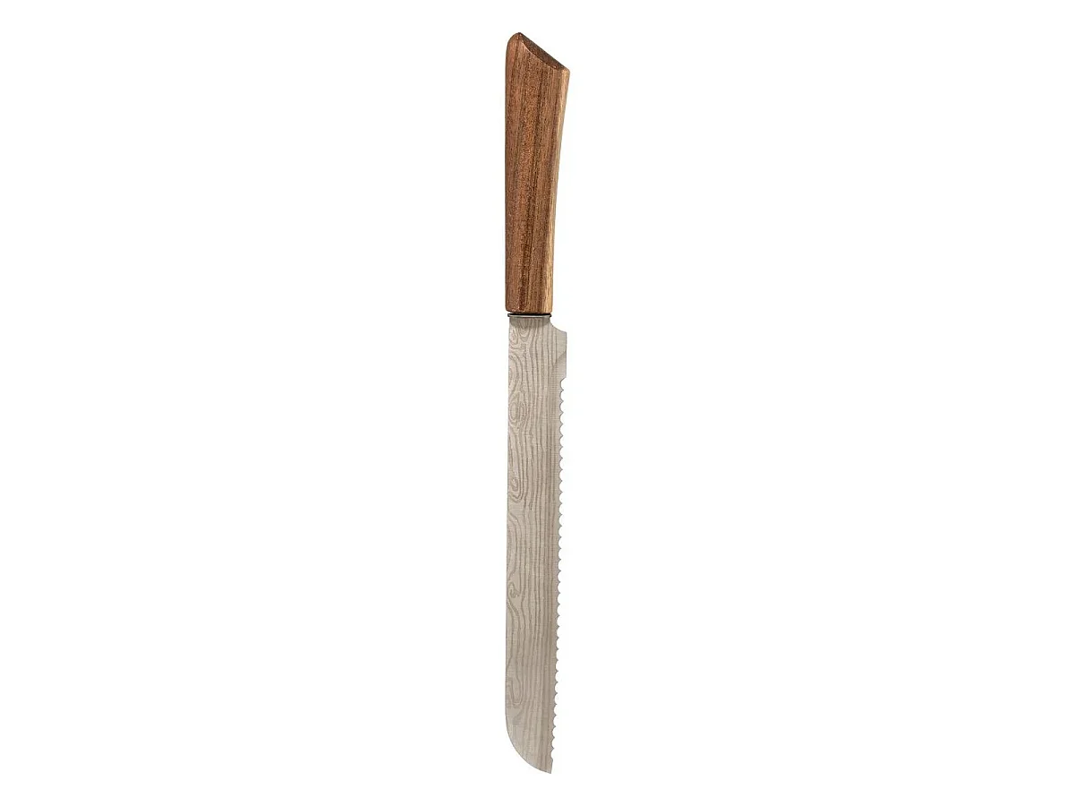 Bloc 5 Couteaux en Bois "Acacia" 36cm Marron