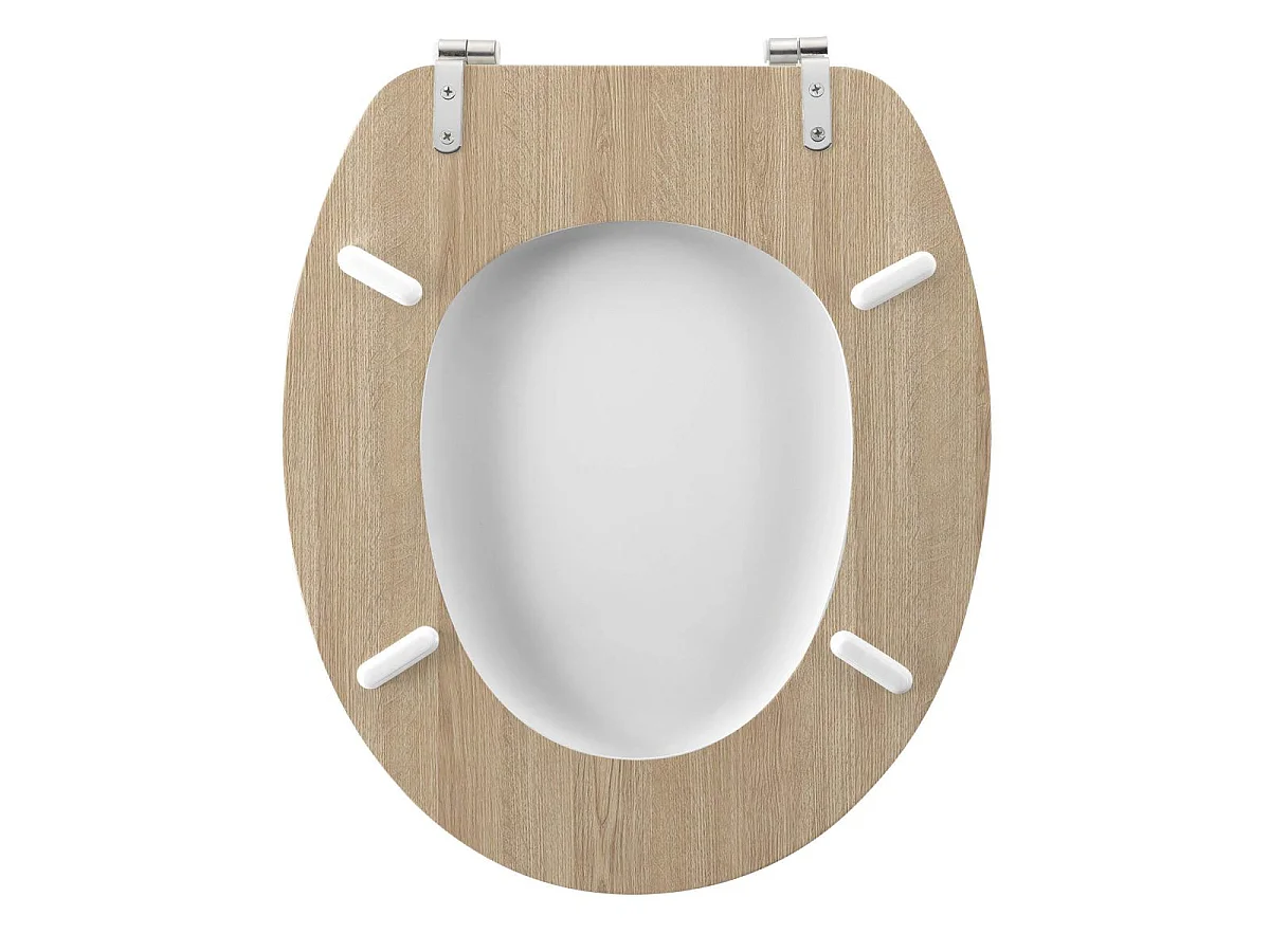 Abattant WC Déco "Havane" 46cm Blanc