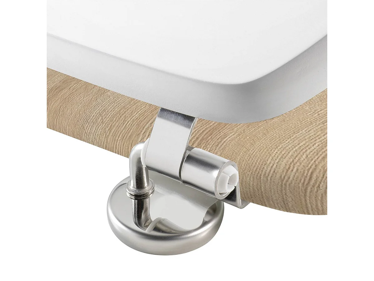 Abattant WC Déco "Havane" 46cm Blanc