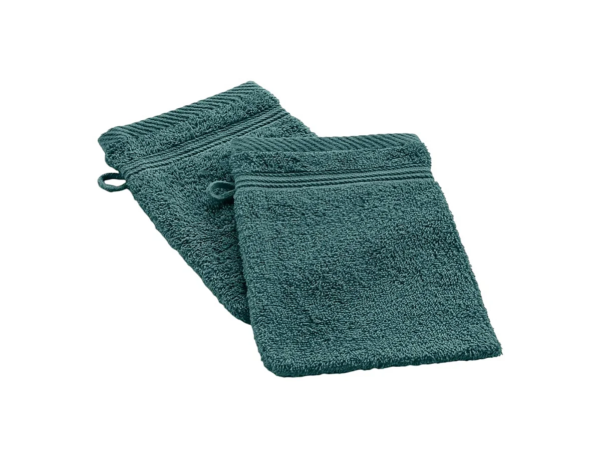 Lot de 2 Gants de Toilette "Tendresse" 15x21cm Orage