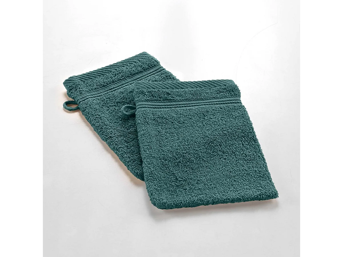 Lot de 2 Gants de Toilette "Tendresse" 15x21cm Orage