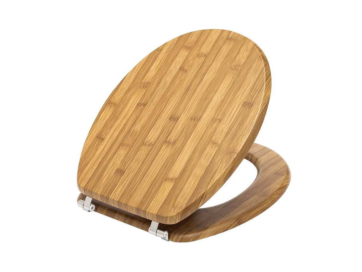 Abattant WC Effet Bambou "Hanoi" 47cm Naturel