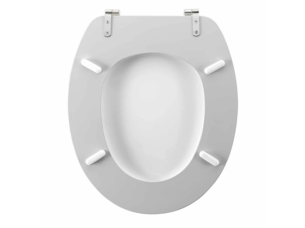 Abattant WC Imprimé "Effet Marbre" 46cm Blanc