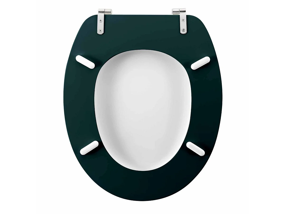 Abattant WC Imprimé "Ginkoblue" 45cm Vert Foncé