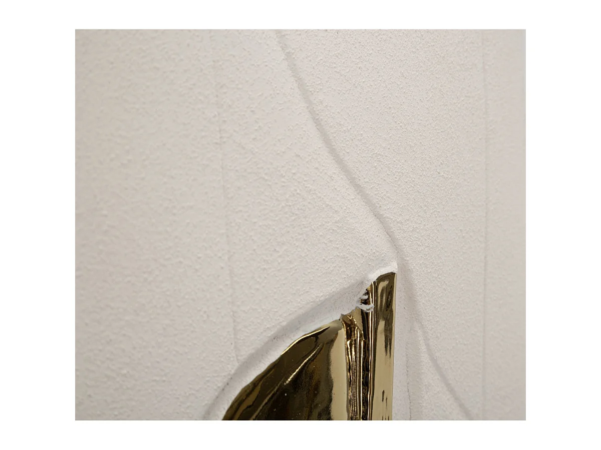 Objet Mural Déco "Nairobi" 49cm Blanc