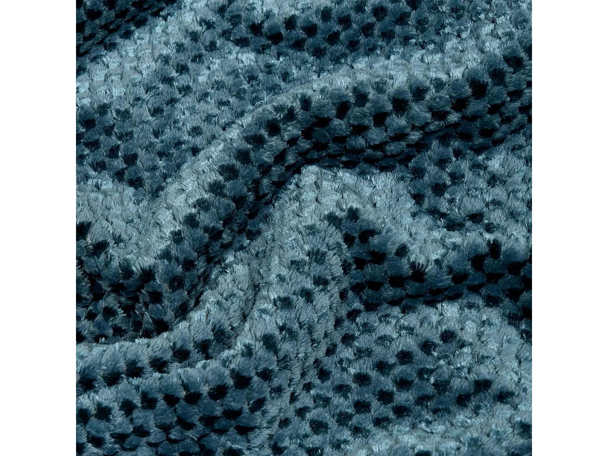 Plaid Sherpa en Flanelle "Lyno" 130x170cm Bleu