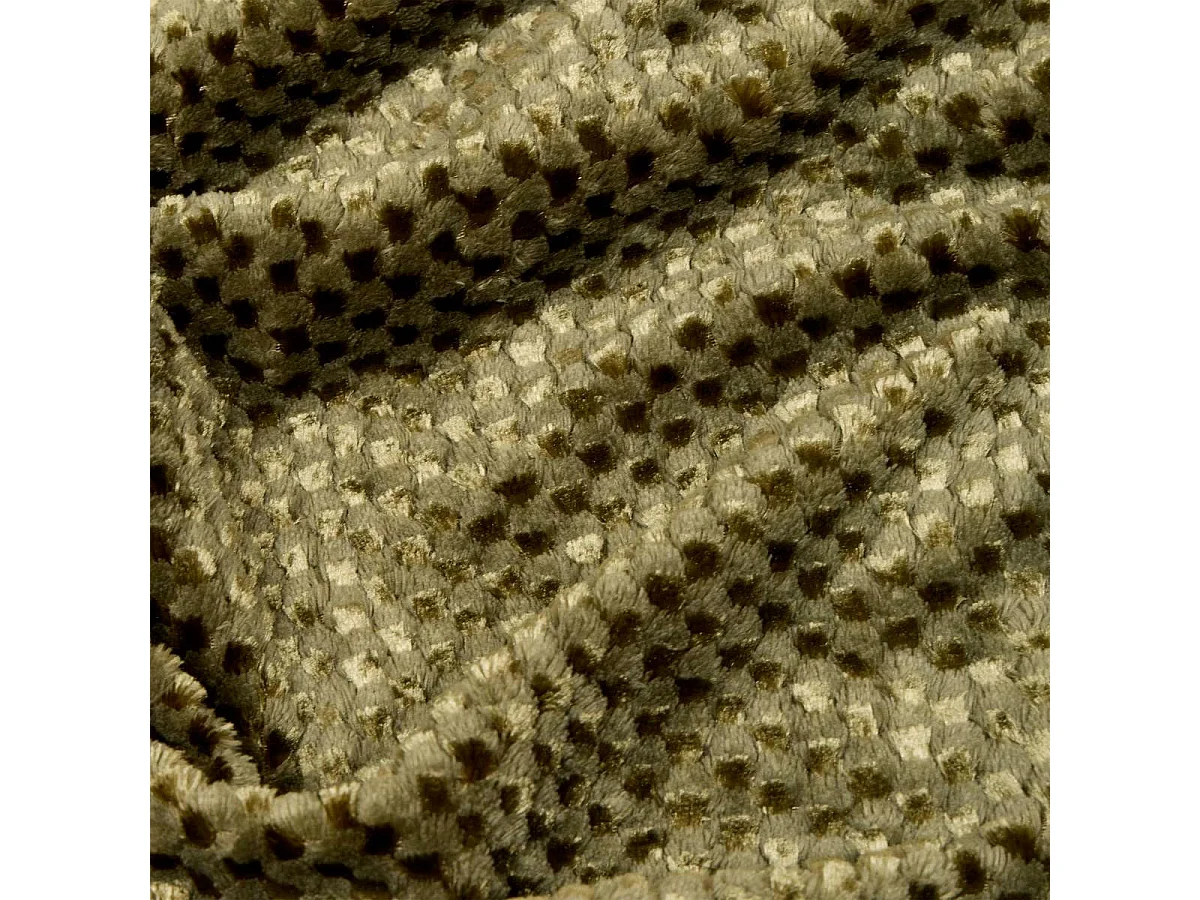 Plaid Sherpa en Flanelle "Lyno" 130x170cm Vert Kaki