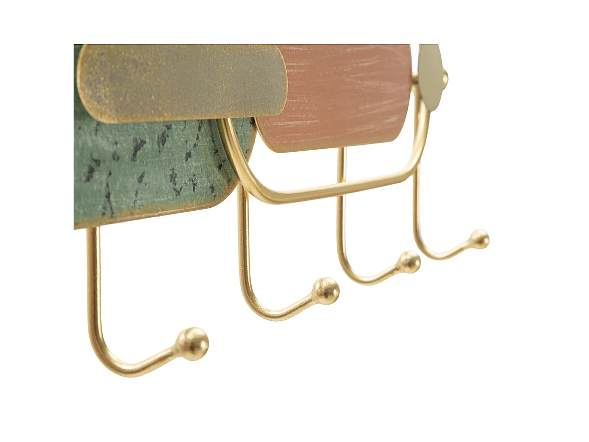 Patère Murale en Métal "Apollo" 56cm Multicolore