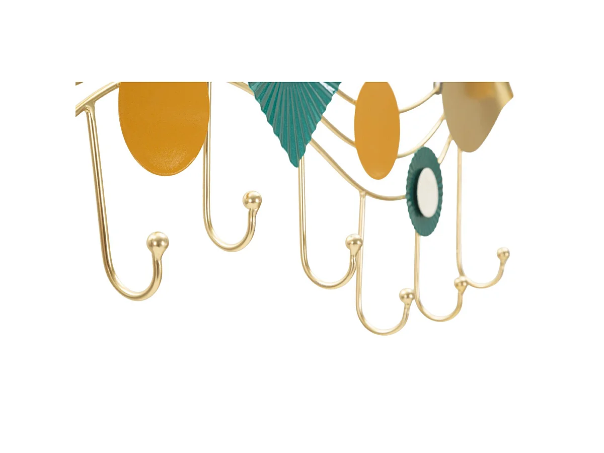 Patère Murale en Métal "Sunday" 70cm Multicolore