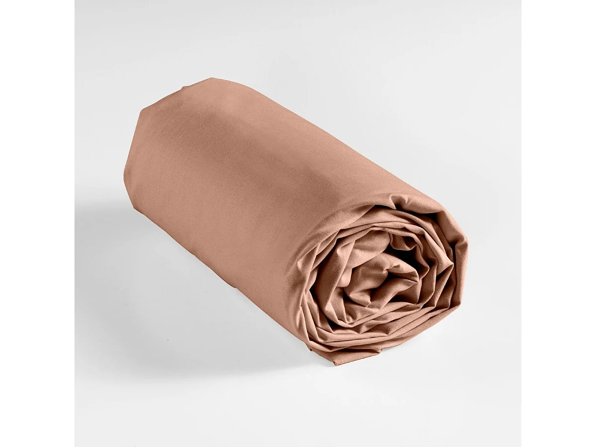 Drap Housse "Lina" 140x190cm Rose Blush