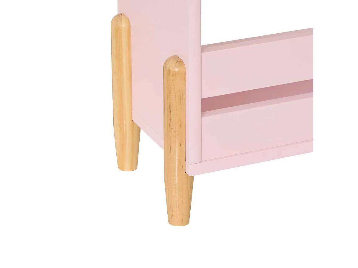 Bibliothèque Enfant "Douceur" 100cm Rose