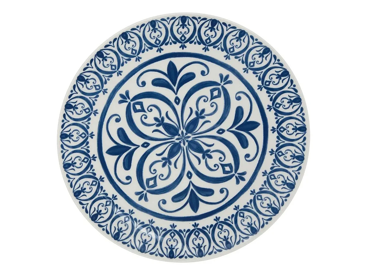 Service de Table 12 Pièces "Manon" 26cm Bleu
