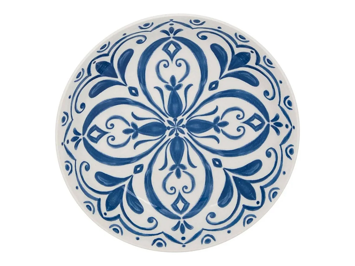 Service de Table 12 Pièces "Manon" 26cm Bleu