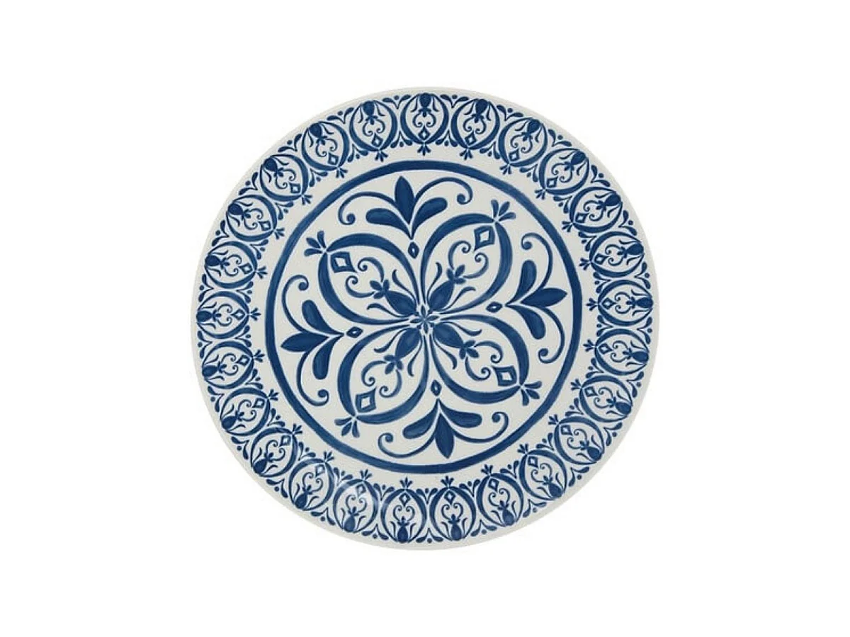 Service de Table 12 Pièces "Manon" 26cm Bleu
