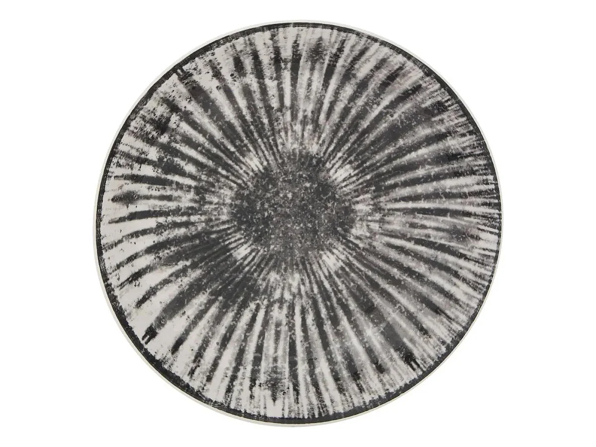 Service de Table 12 Pièces "Lucie" 26cm Gris