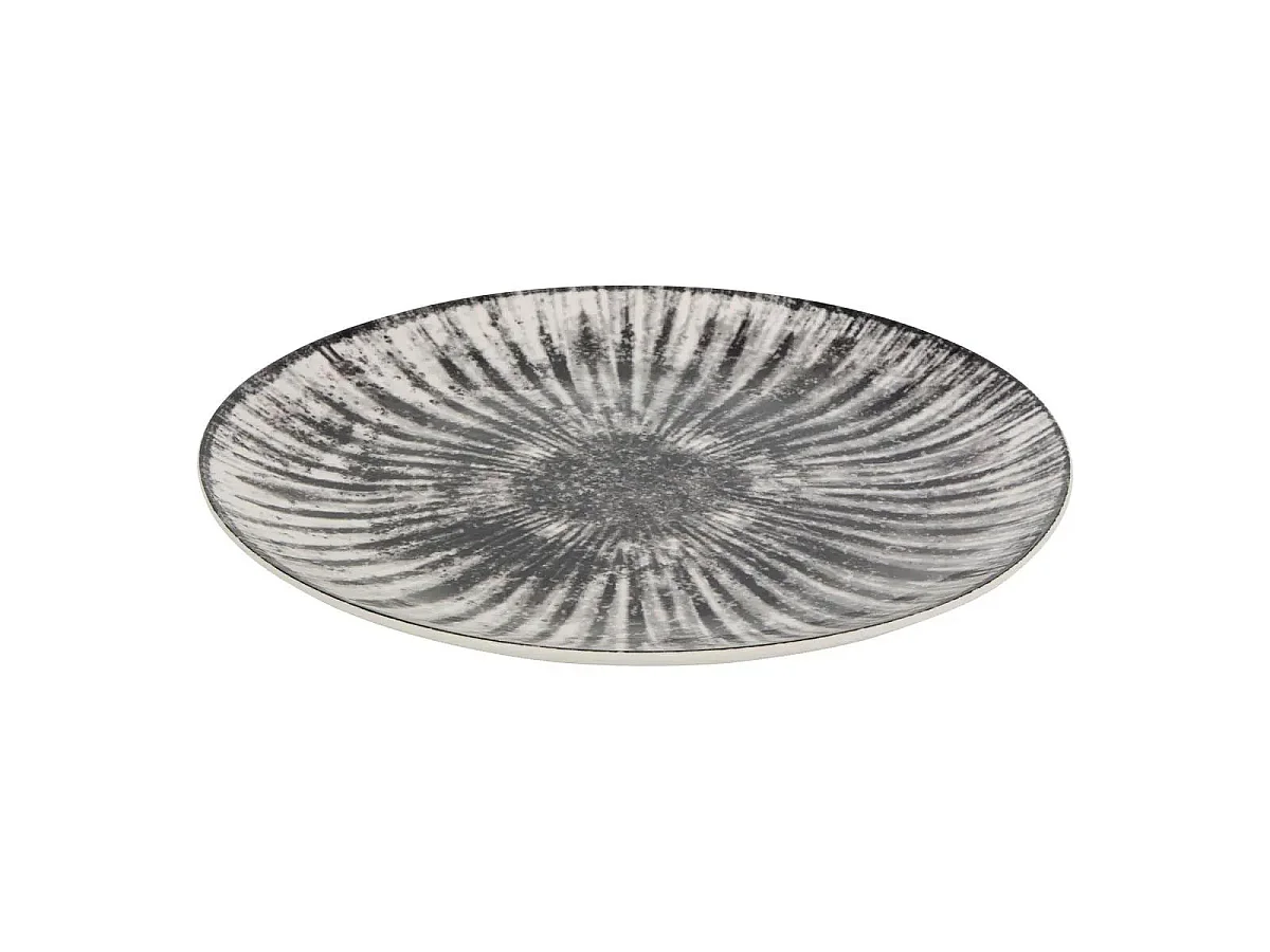 Service de Table 12 Pièces "Lucie" 26cm Gris
