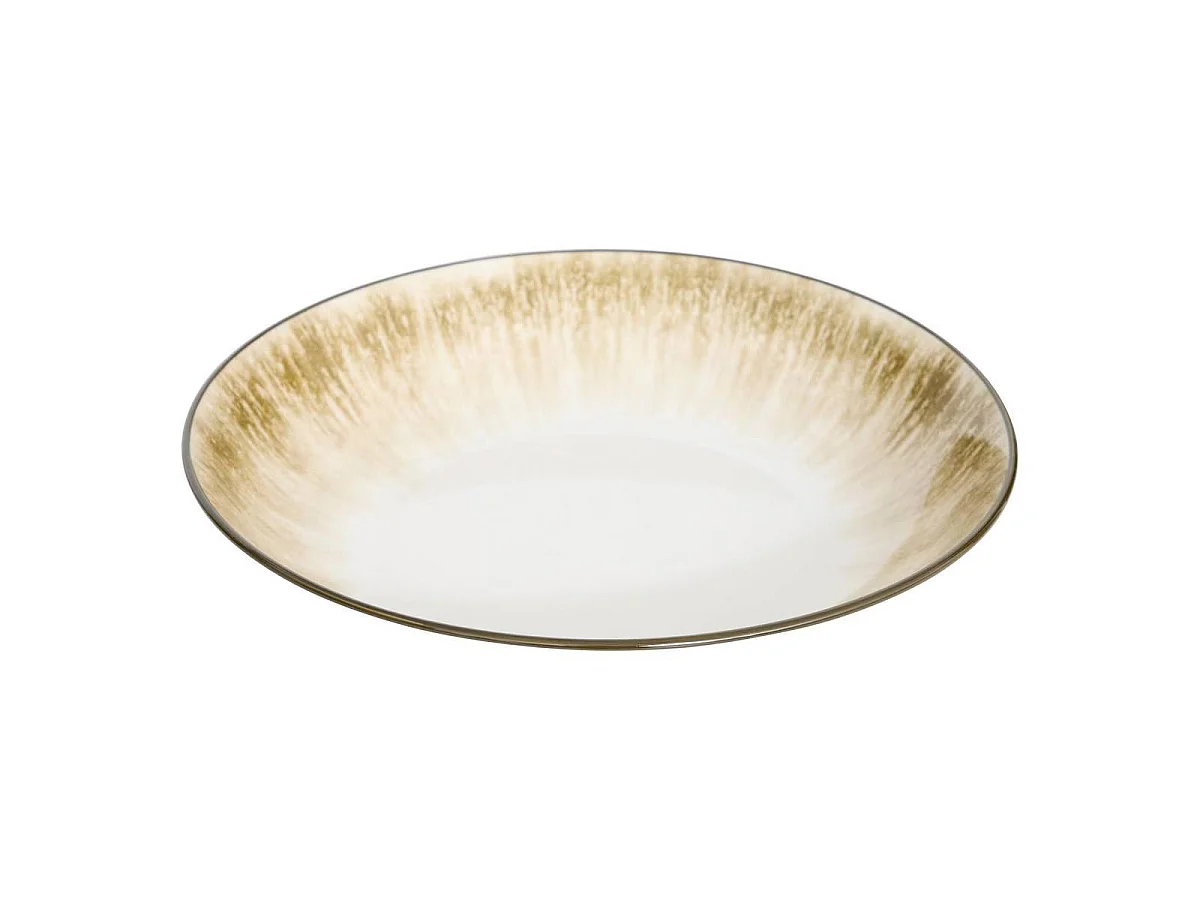 Service de Table 12 Pièces "Sophie" 26cm Marron