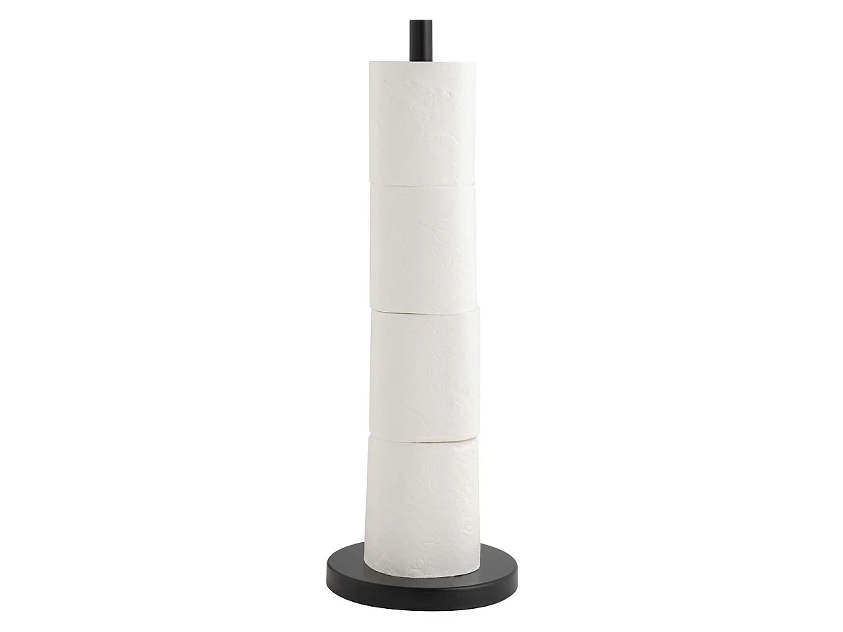 Réserve Papier WC "Filano" 43cm Noir