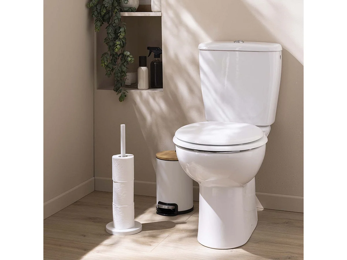 Réserve Papier WC "Filano" 43cm Blanc