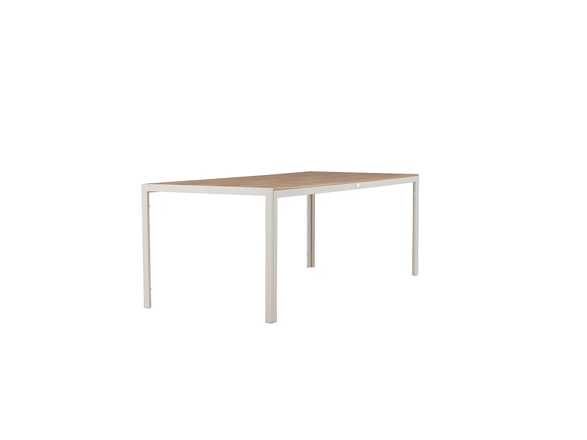 Table de Jardin "Break" 205cm Beige & Naturel
