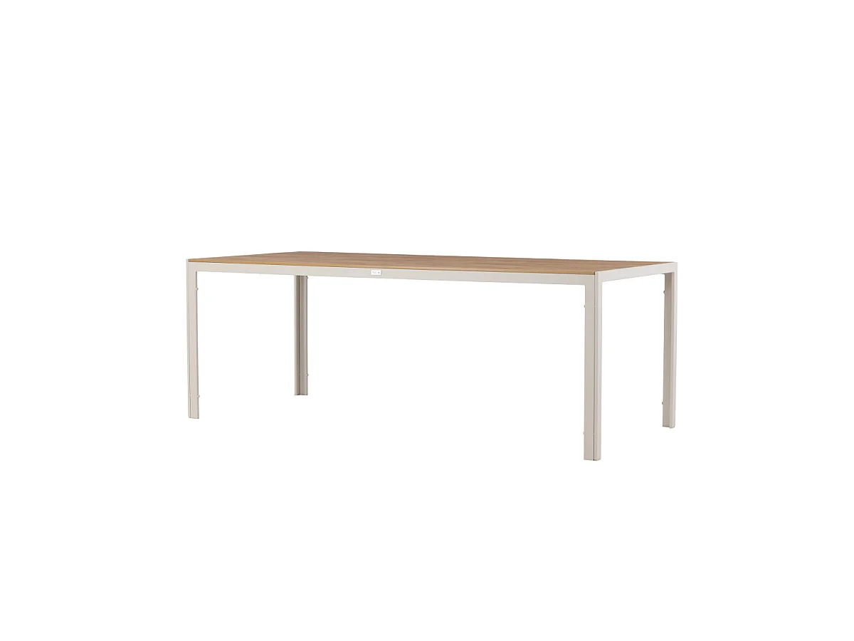 Table de Jardin "Break" 205cm Beige & Naturel