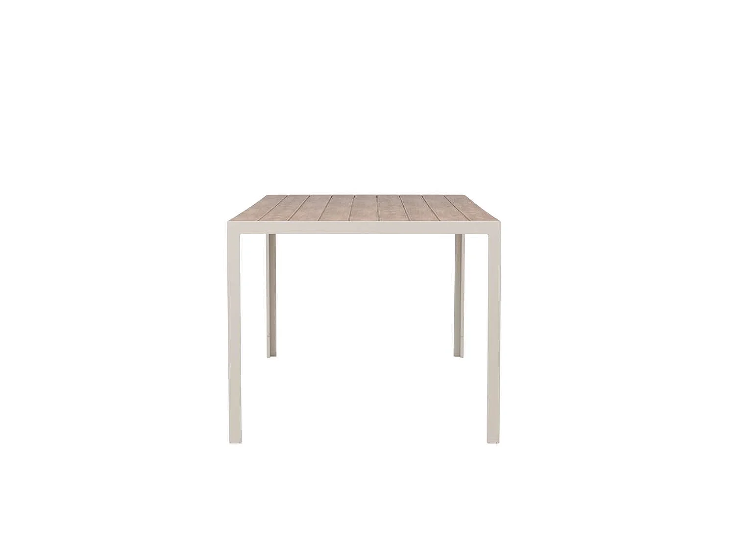 Table de Jardin "Break" 205cm Beige & Naturel
